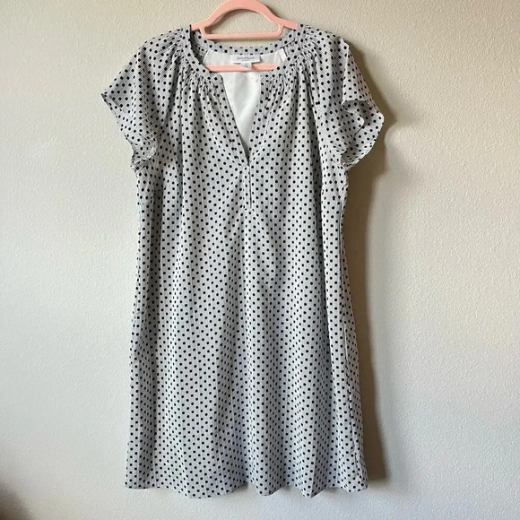 Motherhood Black White Polka Dot Mini Dress Size‎ M - Picture 1 of 8